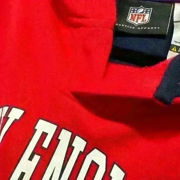 NFL New England Patriots Adaptive Apparel Red Hoodie Sweatshirt size Small - Picture 3 of 5